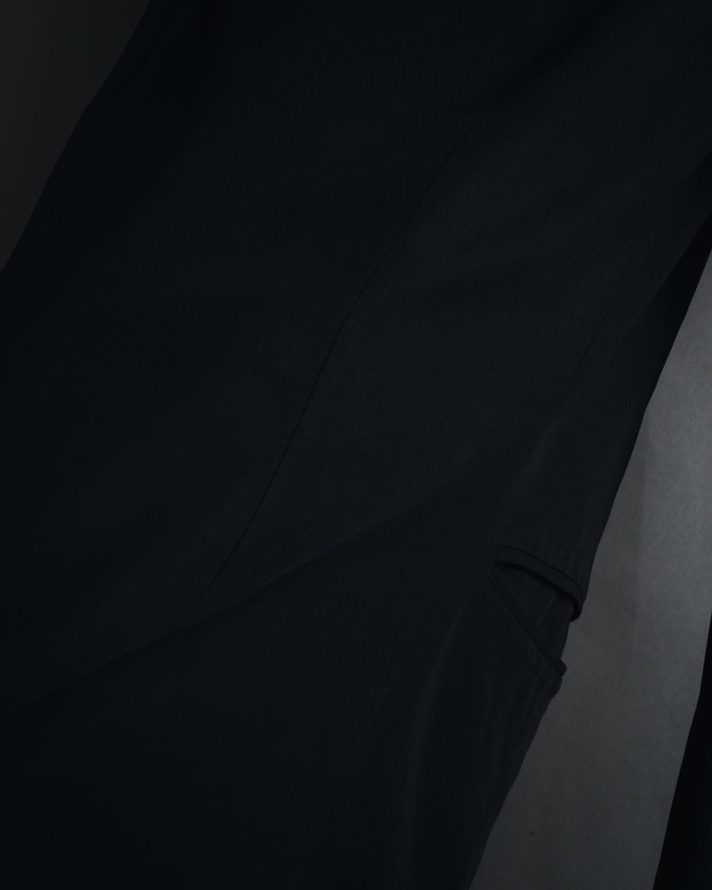 "ANN DEMEULEMEESTER" 90年代-00年代 流体人造丝原羊毛定制夹克