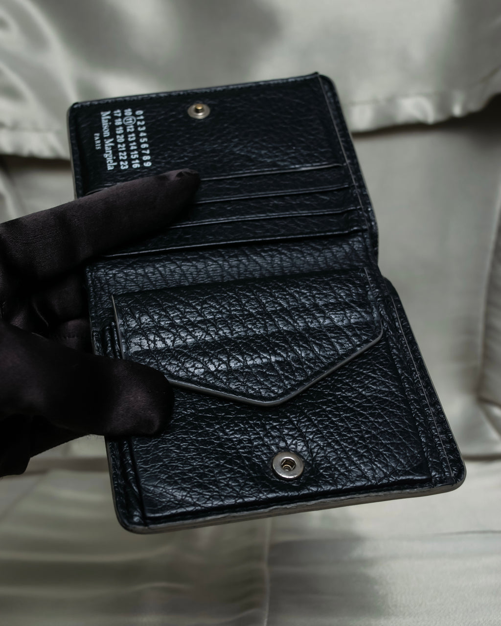 "Maison Margiela" 2020ss Splash Paint Leather Wallet