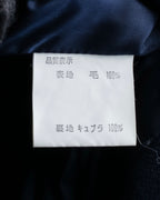 "BALENCIAGA" Gold button design navy color dress