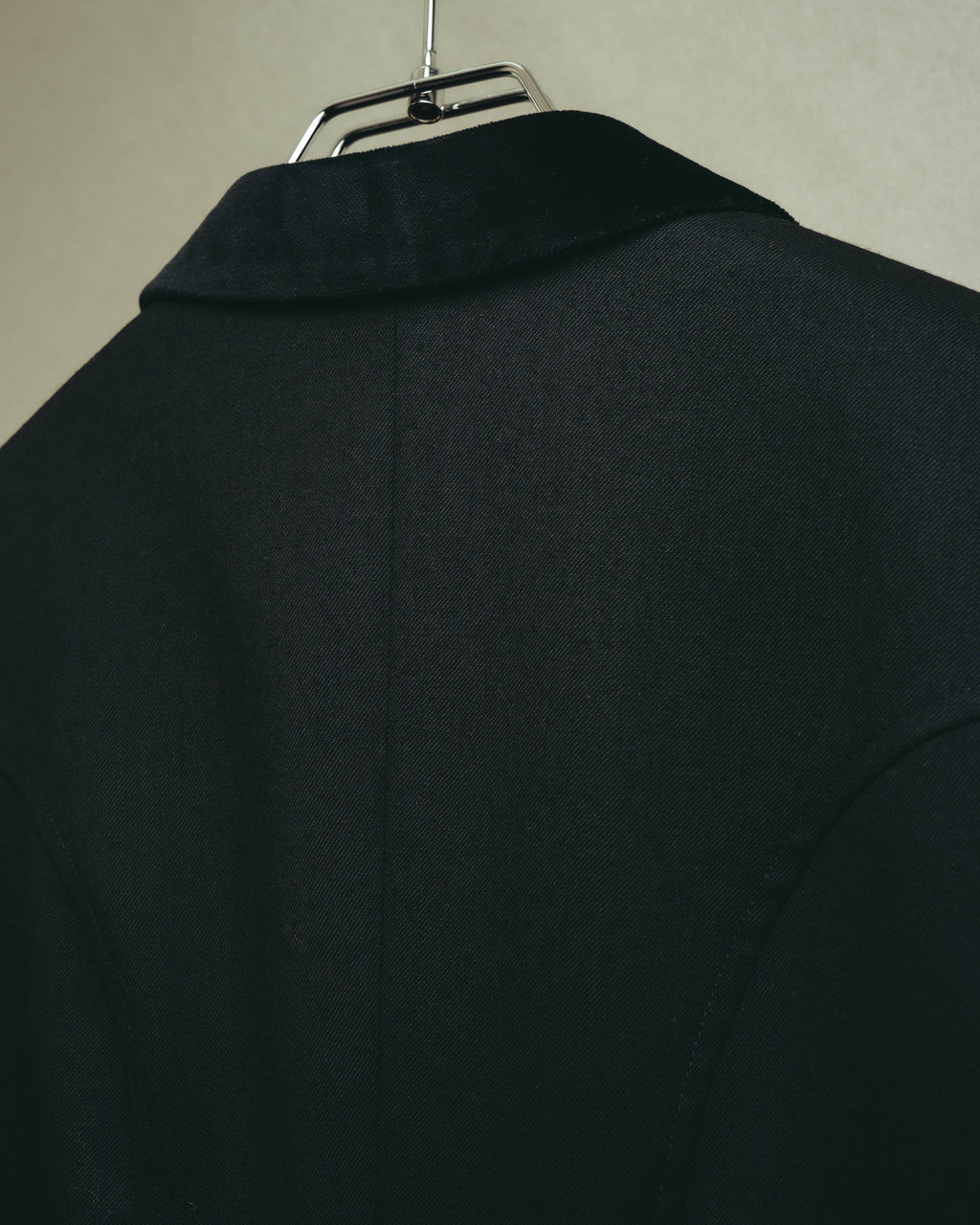 -SPECIAL- “HERMES” 00’s Technical wool equestrian jacket with red lining