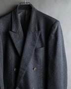 "Christian Dior" Metal button double-breasted tailored jacket
