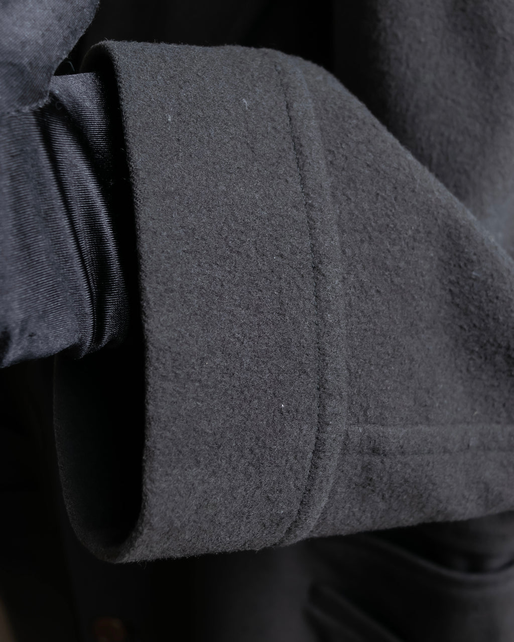 "CHRISTIAN DIOR MONSIEUR" Large lapel cashmere blend oversized mid length coat