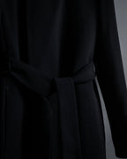 "Max Mara" Reversible belted collar coat