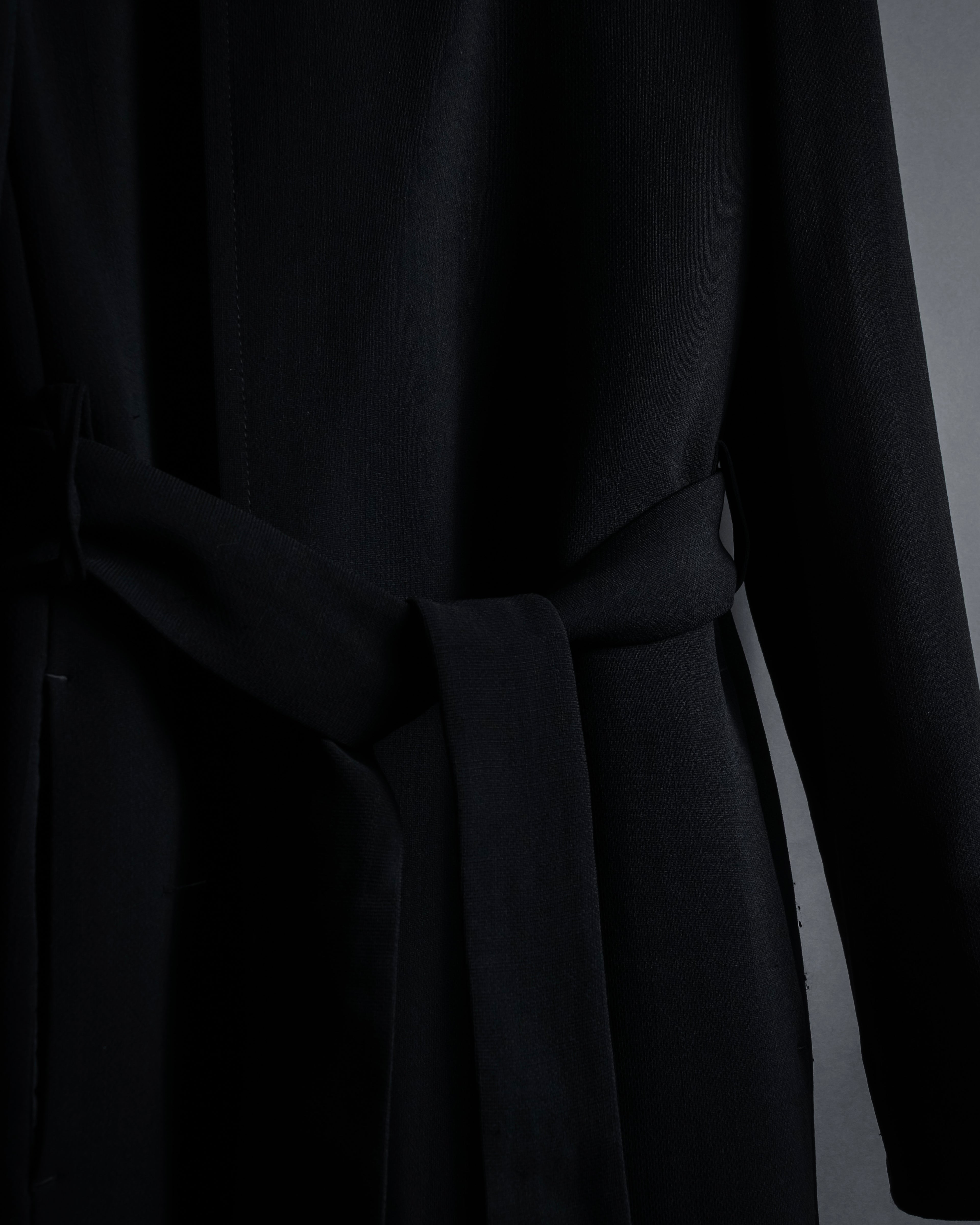 "Max Mara" Reversible belted collar coat