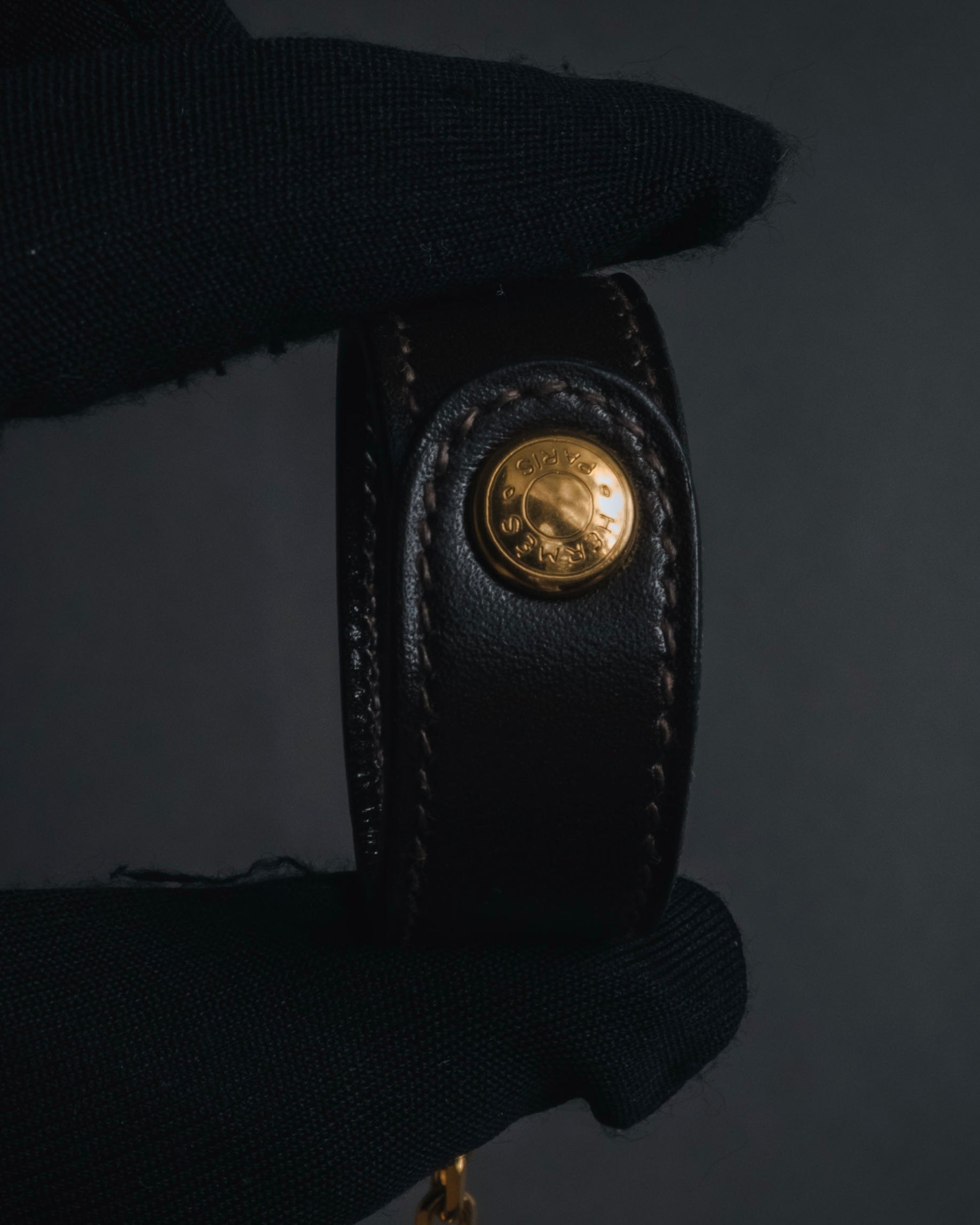 "HERMES" 90’s-00’s classic box calf gloves holder