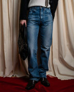 "CELINE" Stonewash design straight denim