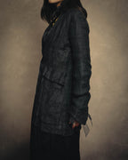 -SPECIAL- “Rick Owens” 2000’s Open weave shawl cardigan