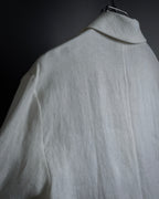 "LOEWE" 00's Fly front linen shirt