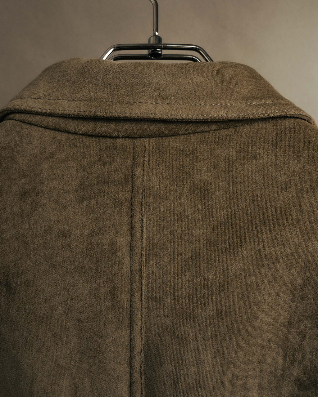 “GIORGIO ARMANI” 90’s-00’s Suede-effect multi-pocket tailored field jacket