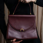 "Cartier" Jewelry inspiration bordeaux color trapezoid hand bag