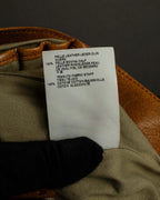 "MAISON MARGIELA" 12SS over flap design leather shoulder bag