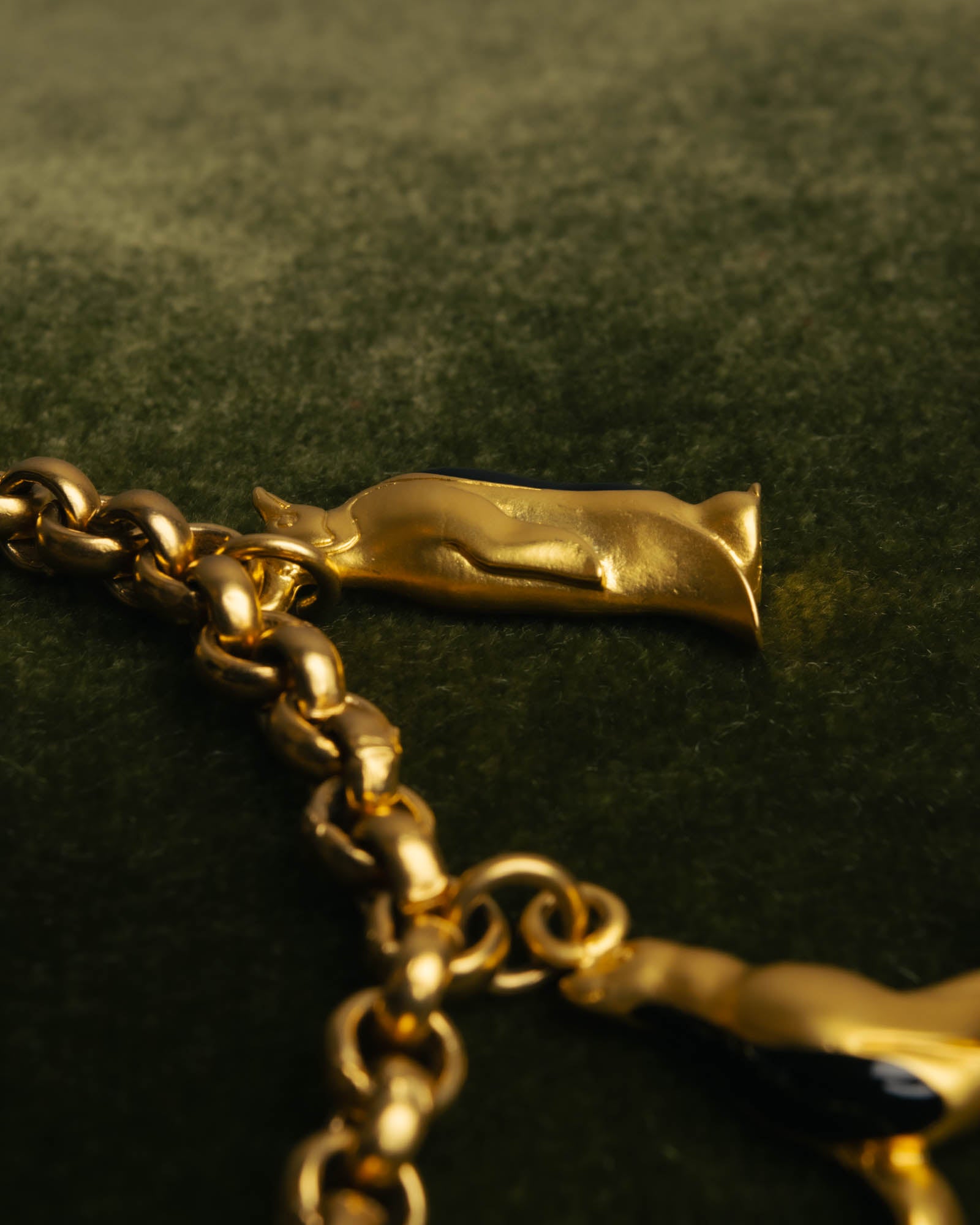 "Salvatore Ferragamo" 80's-90's Playful winter charm bracelet