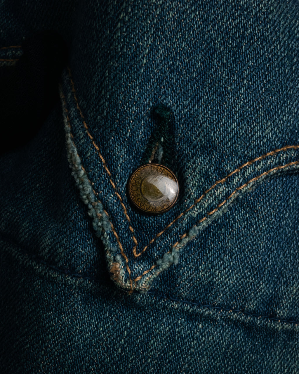 “Levi’s RED” 2001 Asymmetrical draped denim jacket