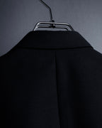 "YVES SAINT LAURENT" Strongly tailored shaped wool set up