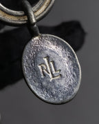 "Ralph Lauren" Circular toggle motif design silver bracelet