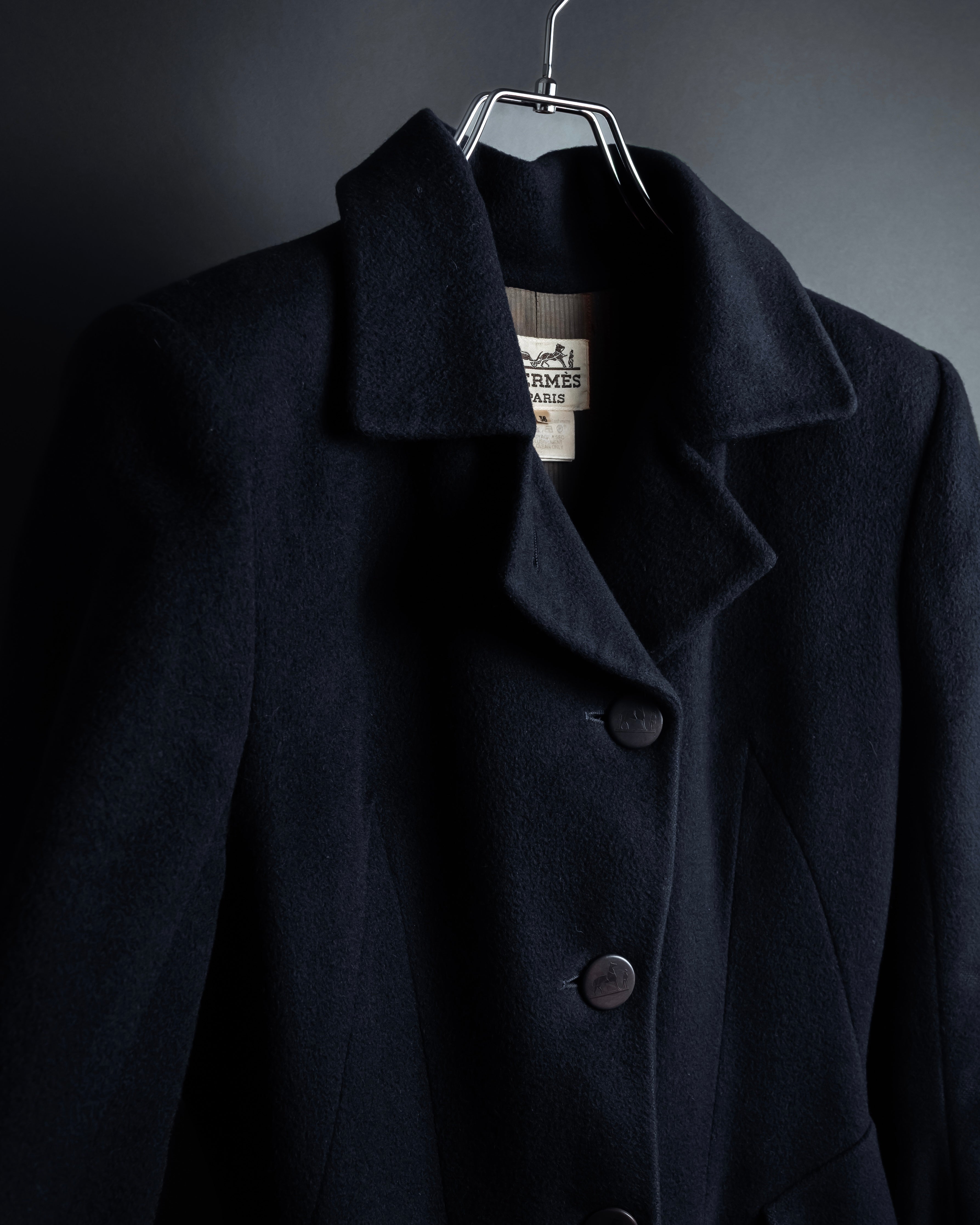 -SPECIAL- "HERMÈS Paris" 1978–1981 Atelier Prêt-à-Porter Cashmere Coat