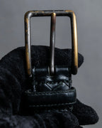 "BOTTEGA VENETA" Intrecciato leather belt