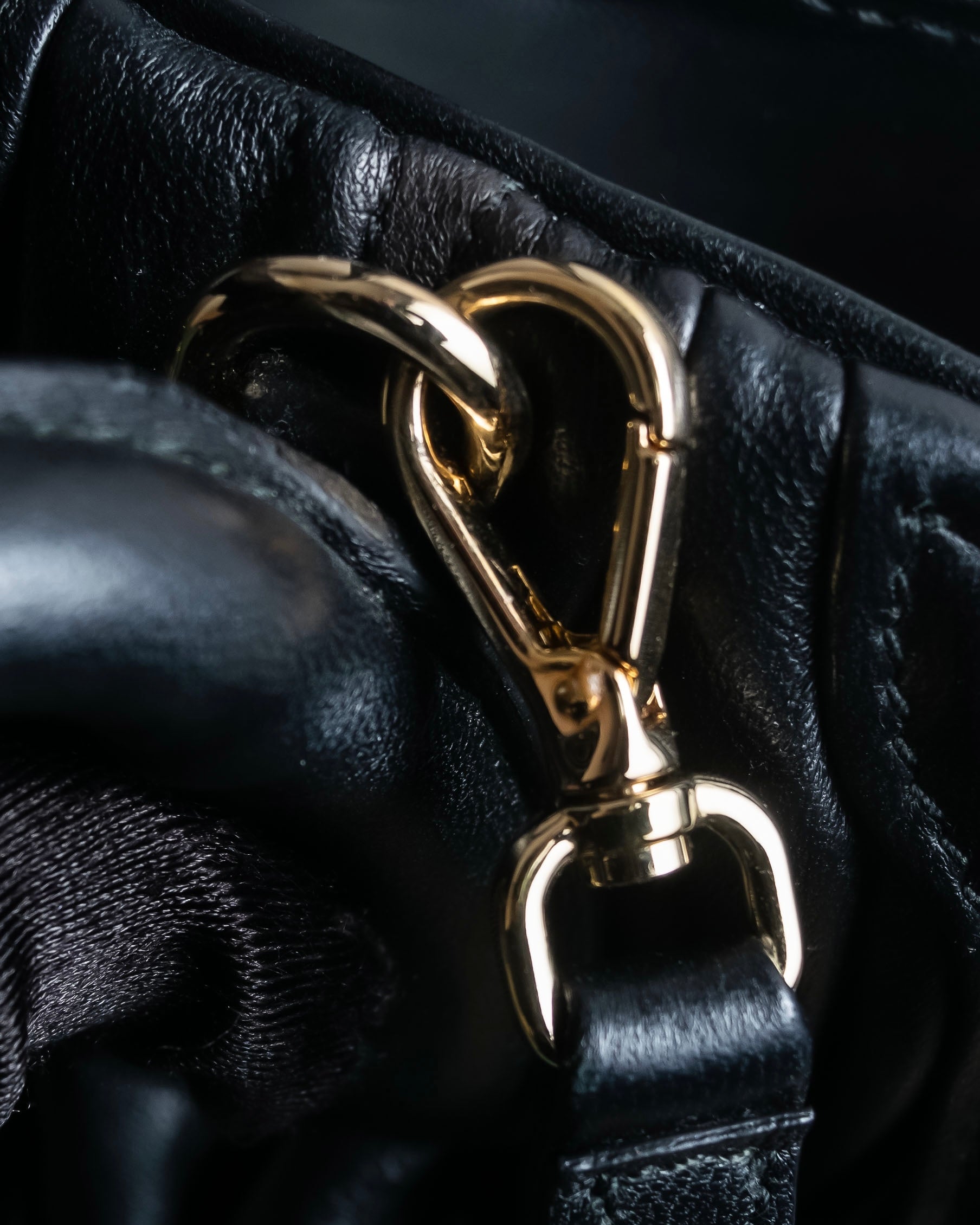 "MIU MIU" Matelasse design 2way leather bag