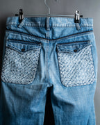 "Bottega Veneta" Vintage style slacks detail straight jeans