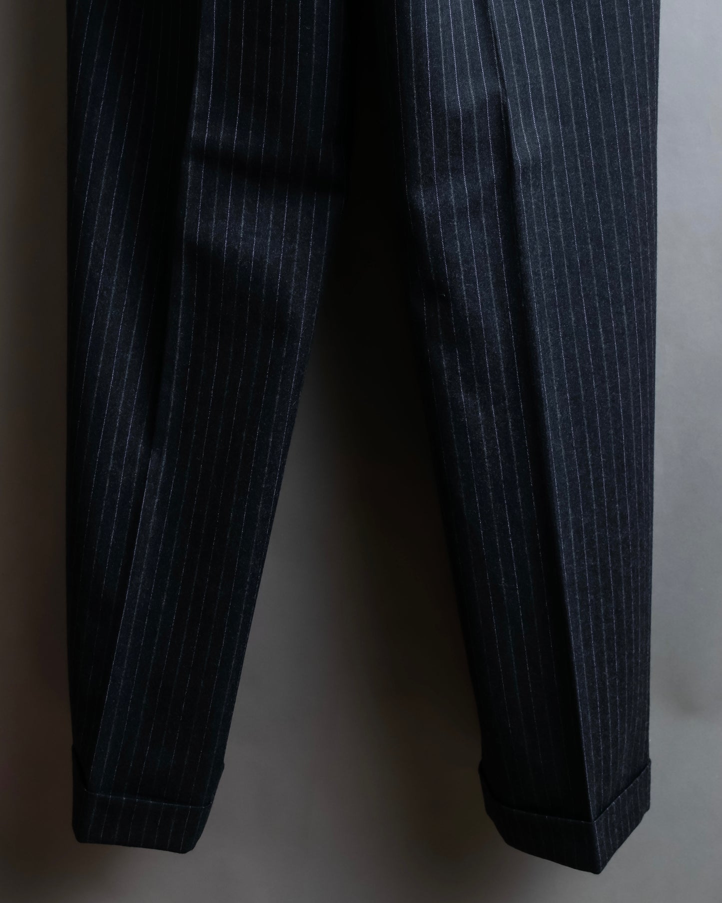 "POLO Ralph Lauren" Notch lapel tailored jacket & two-pleat slacks striped set up