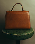 "Burberrys" 80's-90's Structured top handle handbag