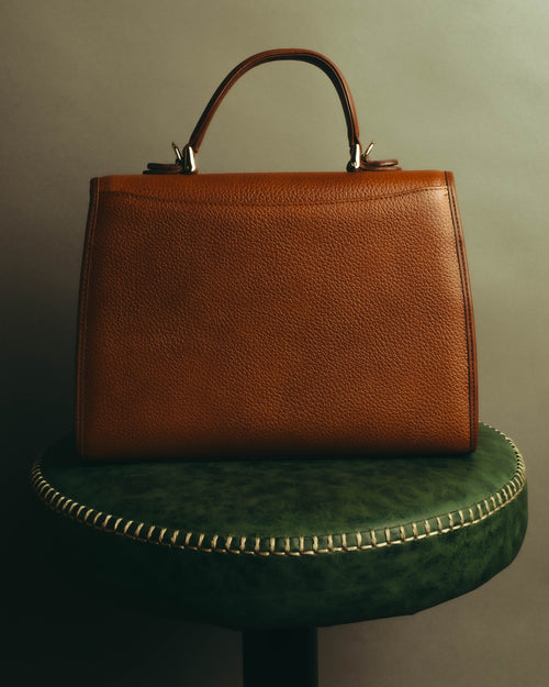 "Burberrys" 80's-90's Structured top handle handbag