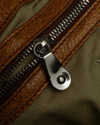 "MAISON MARGIELA" 12SS over flap design leather shoulder bag