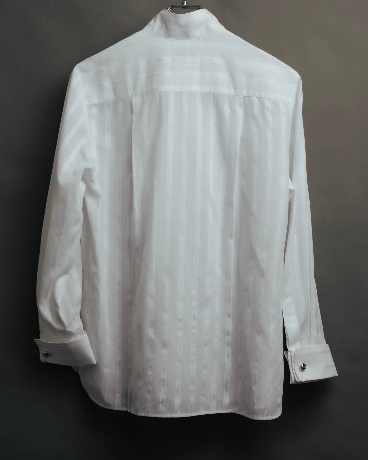 -SPECIAL- “CHANEL” 08 Cruise Collection Sheer cotton stand collar shirt