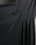 -SPECIAL- “Christian Dior” 80’s silk pleated long skirt