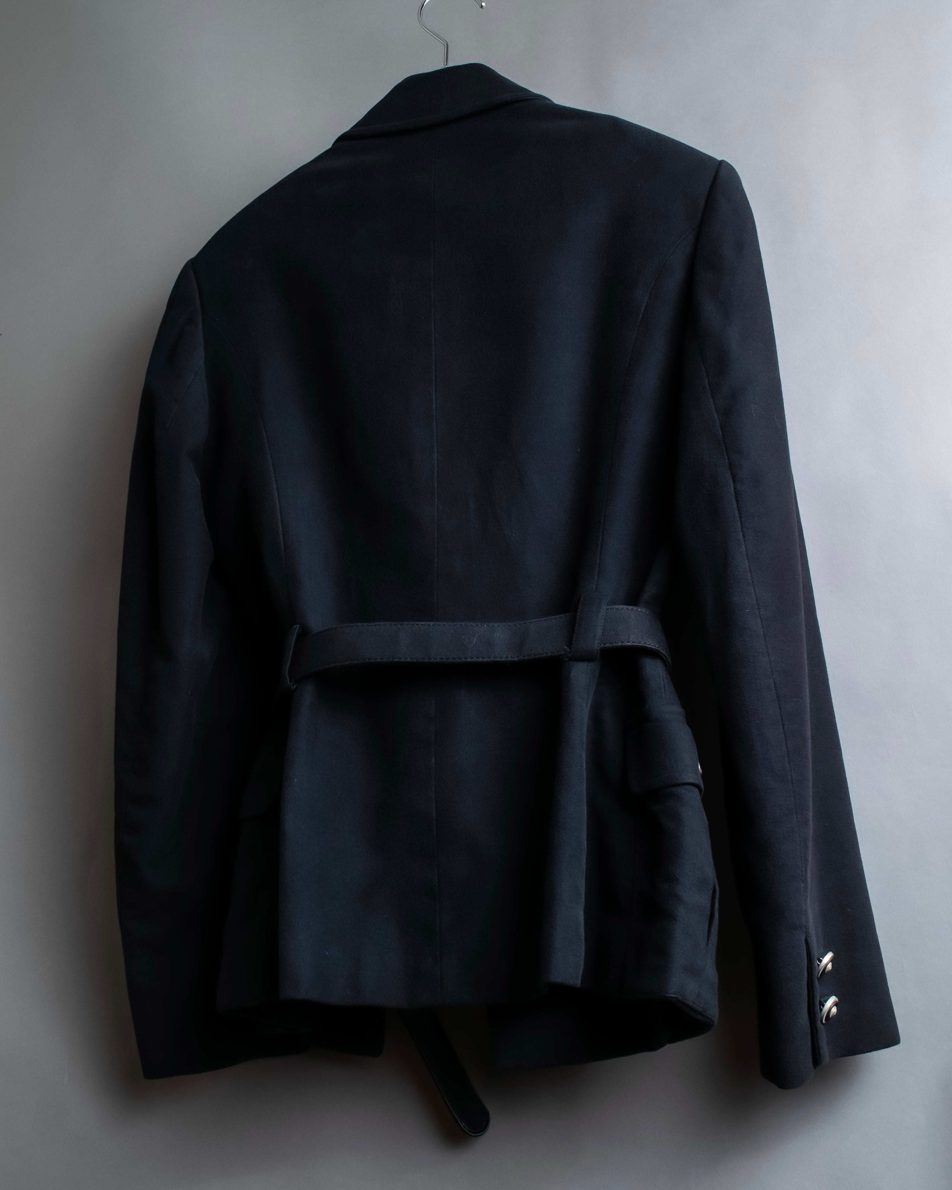 "Versus Versace" Belted design short length stencolor coat