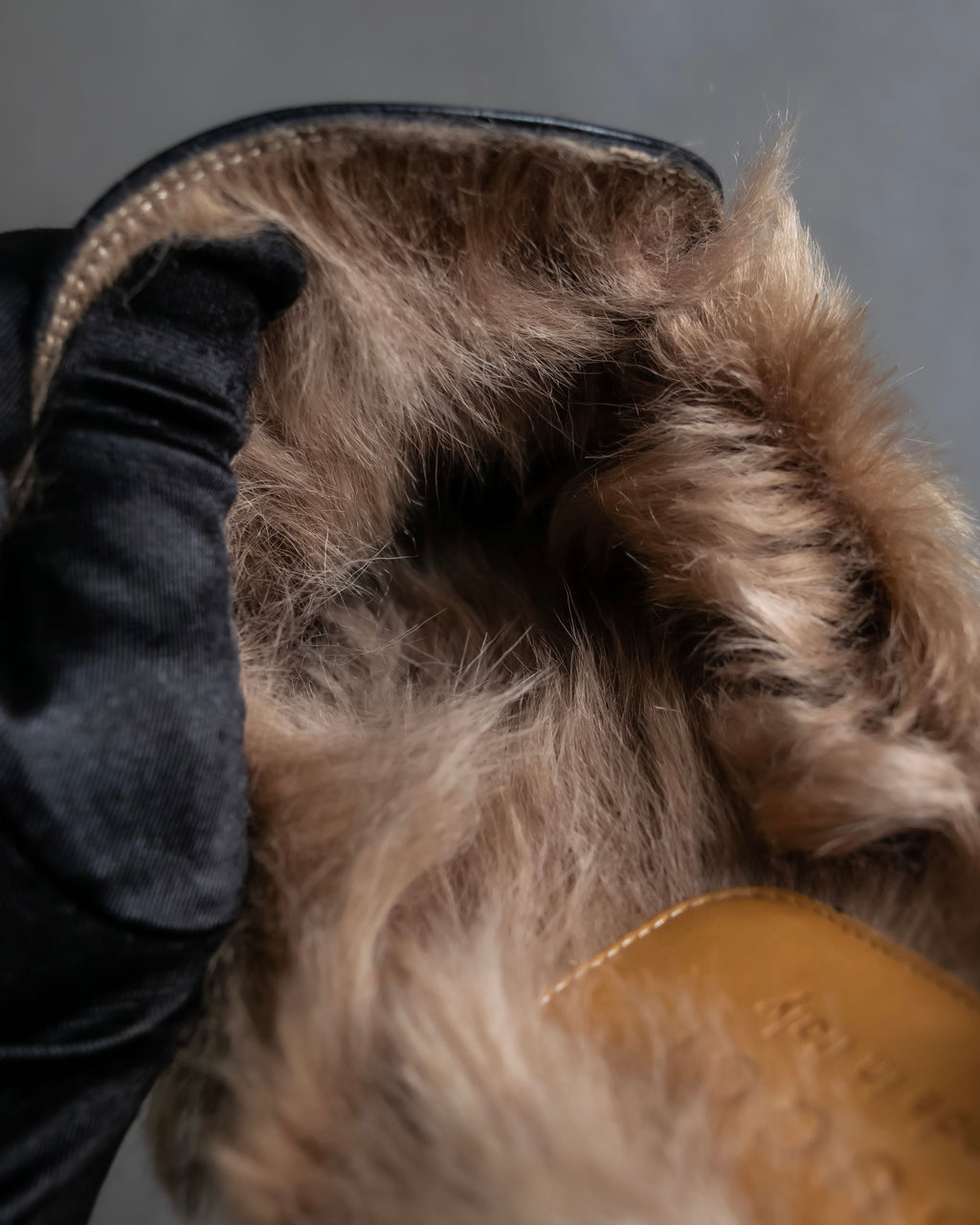 "GUCCI" GG logo design princetown loafers