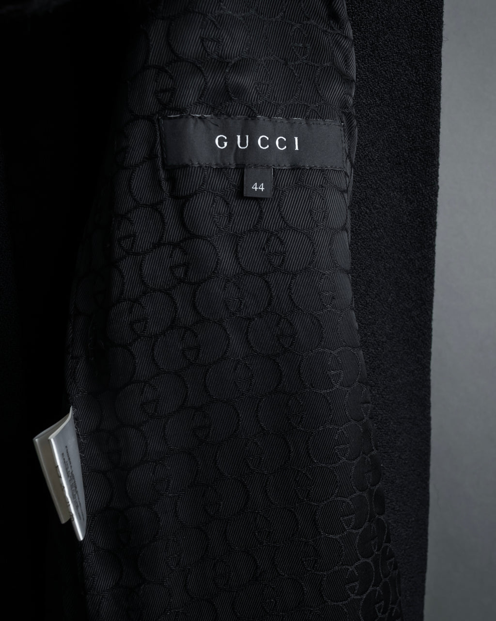 "GUCCI" Tom Ford period round neck flying squirrel long coat