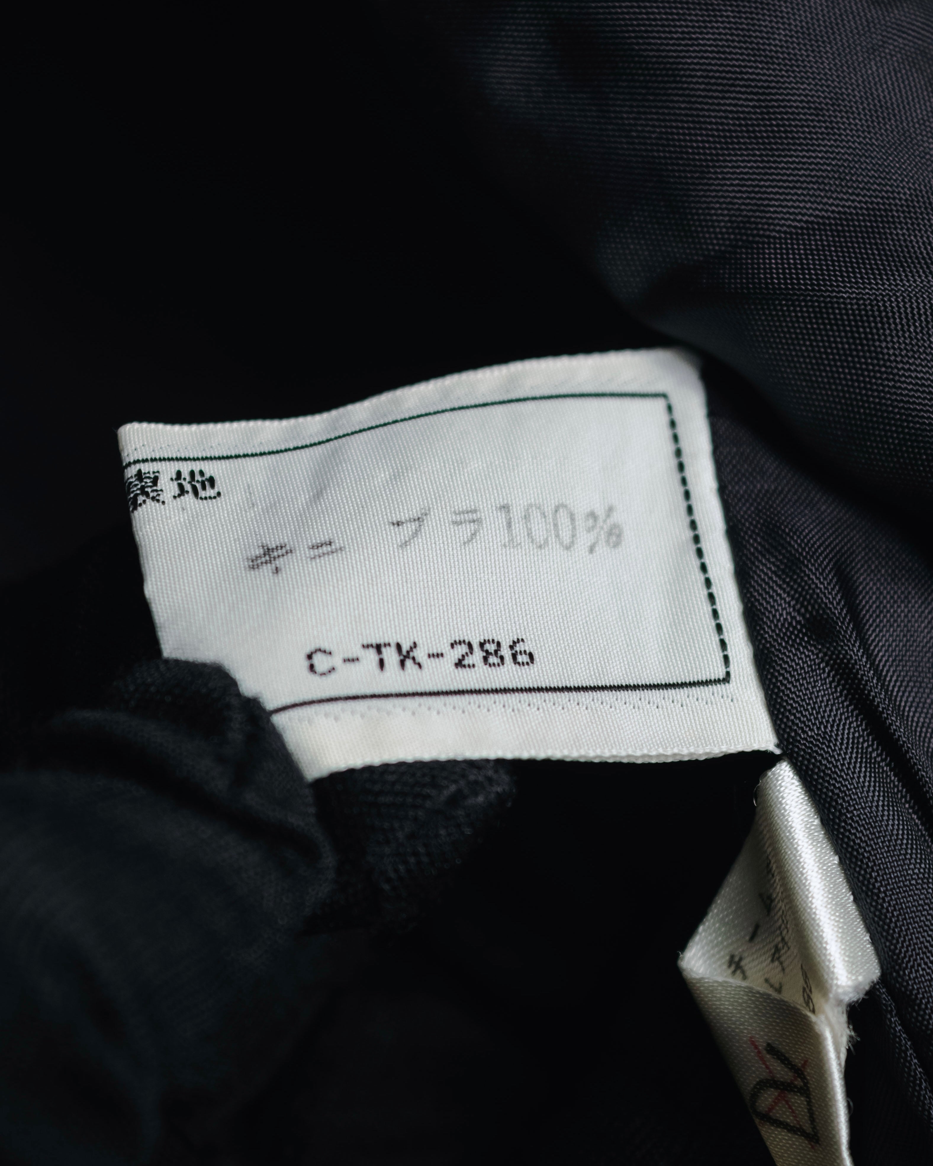 "Christian Dior" 80’s-90’s Silk velvet power tailored jacket