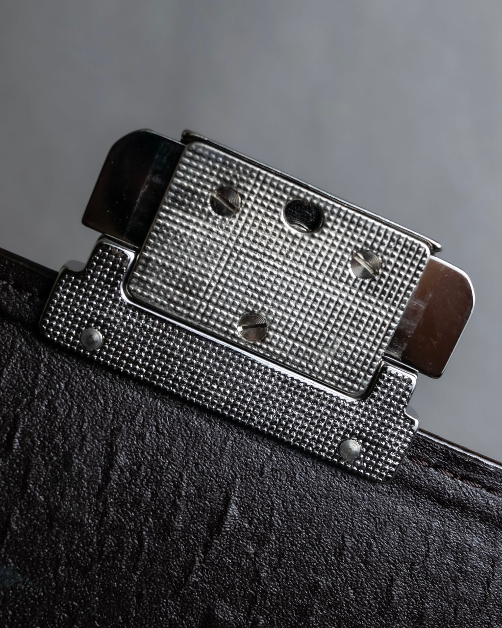 "BALENCIAGA" Patine leather briefcase bag