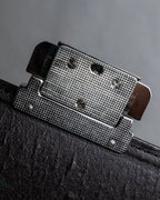 "BALENCIAGA" Patine leather briefcase bag