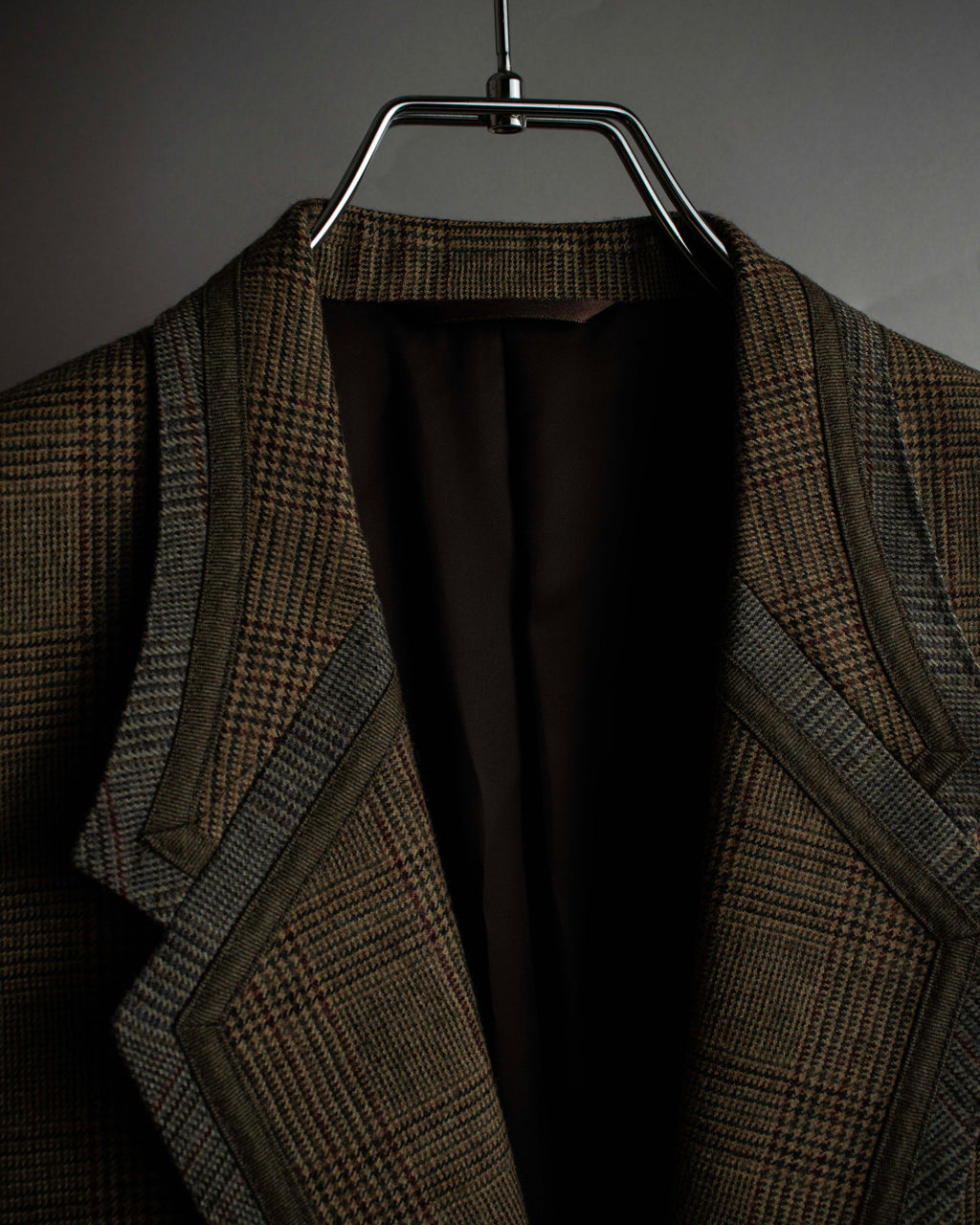 "PAUL SMITH" Flaming detail glen plaid set up