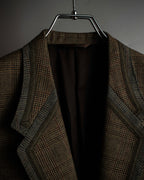 "PAUL SMITH" Flaming detail glen plaid set up