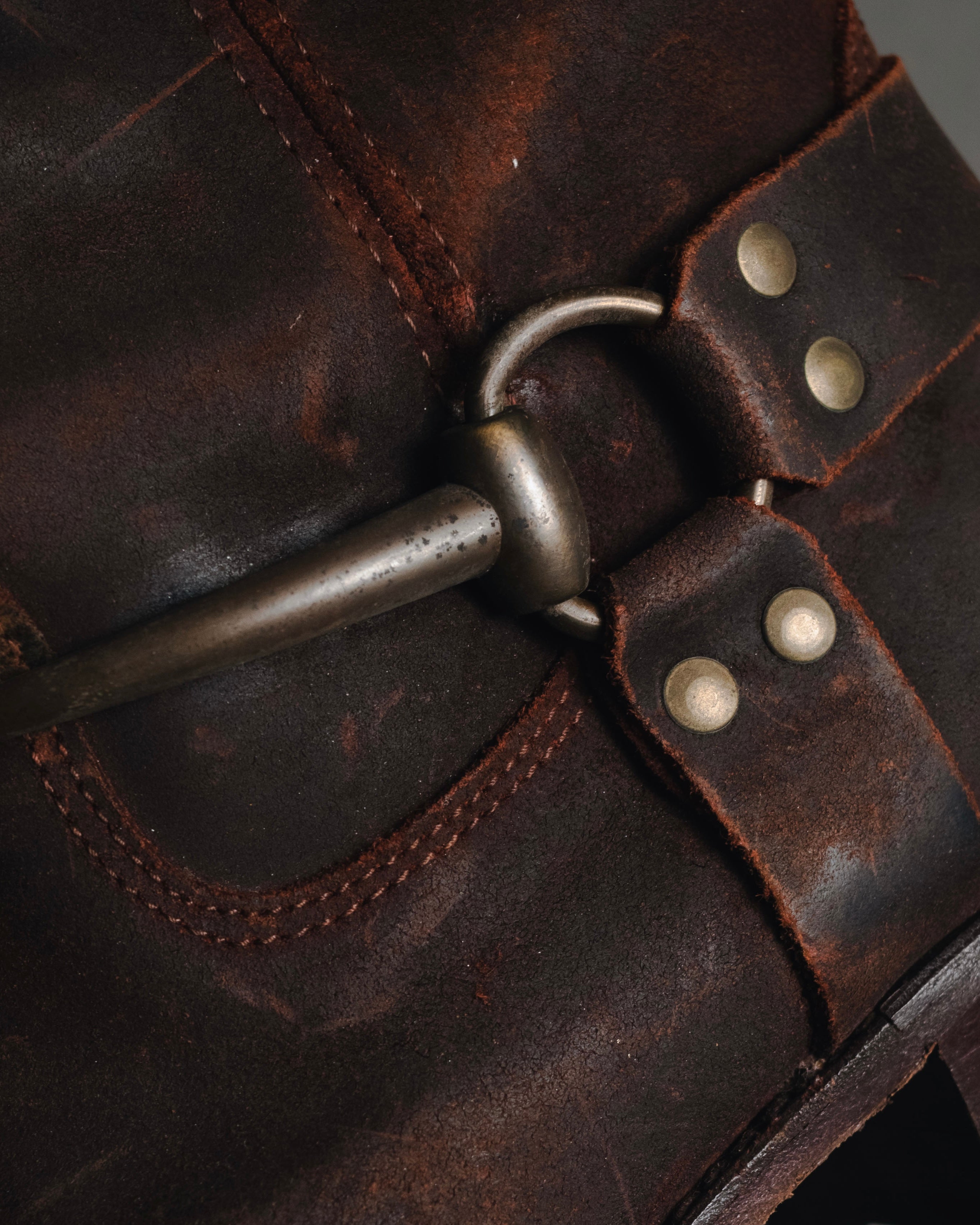 "GUCCI" 00’s equestrian harness long boots