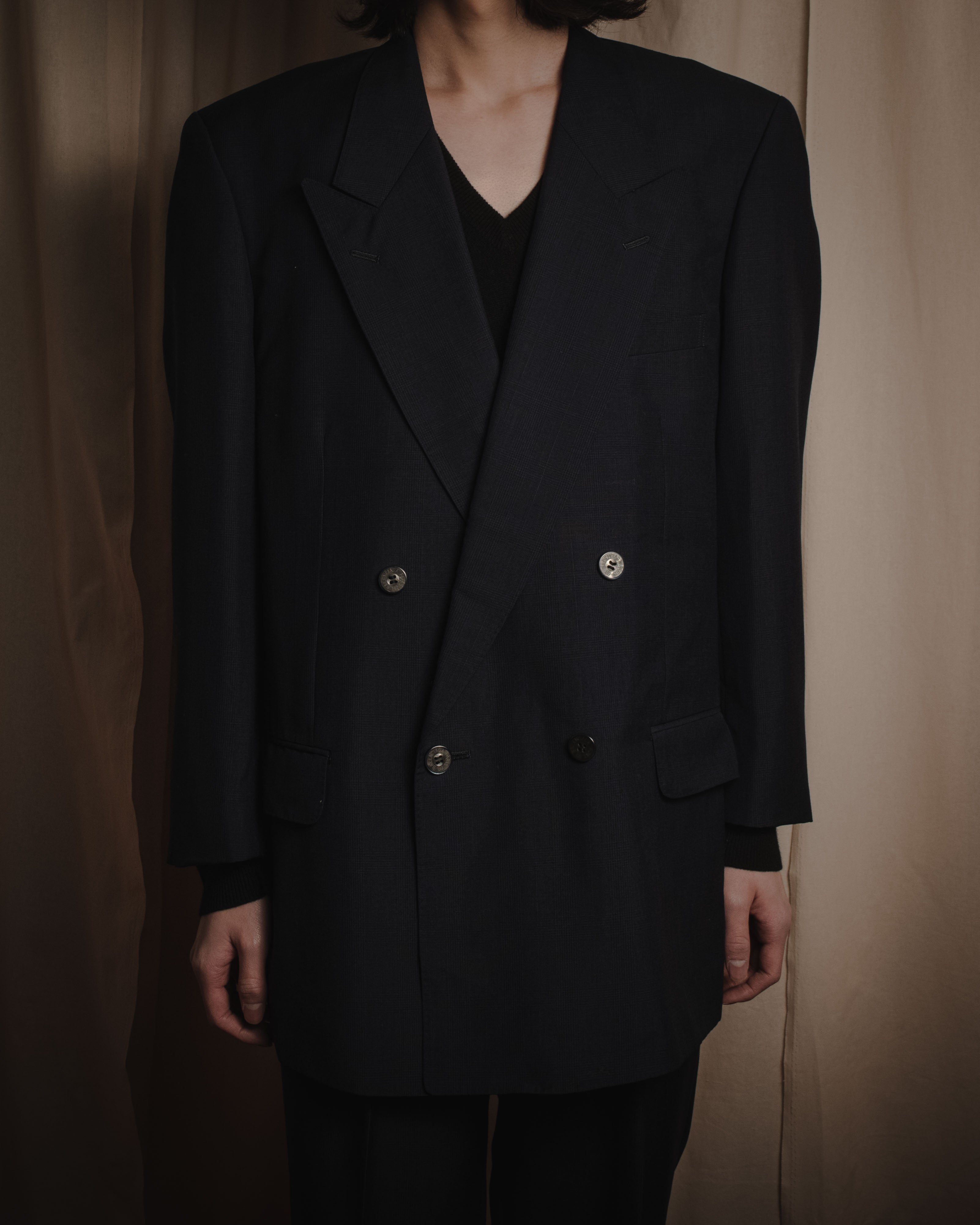 "BALENCIAGA" Double-breasted tailored set up