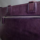 "JEAN PAUL GAULTIER" Horizontal star＆moon chain design purple leather bag