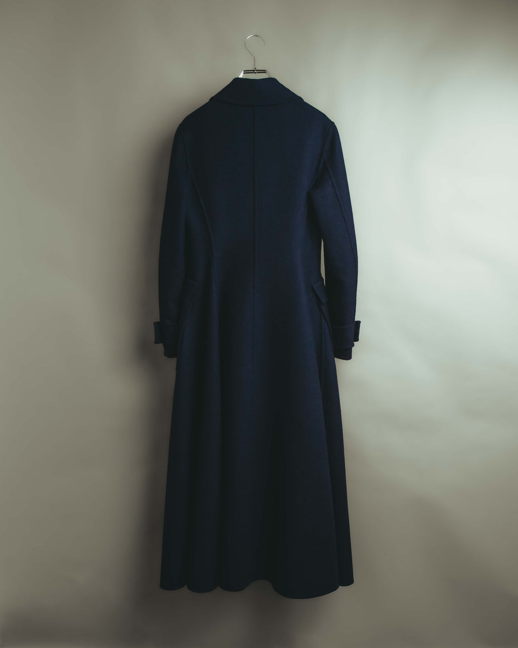 -SPECIAL- “Christian Dior” 2017 AW Navy double breasted A line long coat