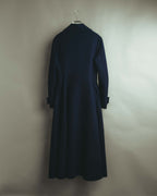 -SPECIAL- “Christian Dior” 2017 AW Navy double breasted A line long coat