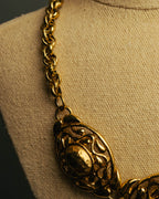 -SPECIAL- “YVES SAINT LAURENT” 80’s-90’s Baroque statement necklace