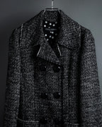 "Dolce & Gabbana" Double-breasted beautiful tweed long coat