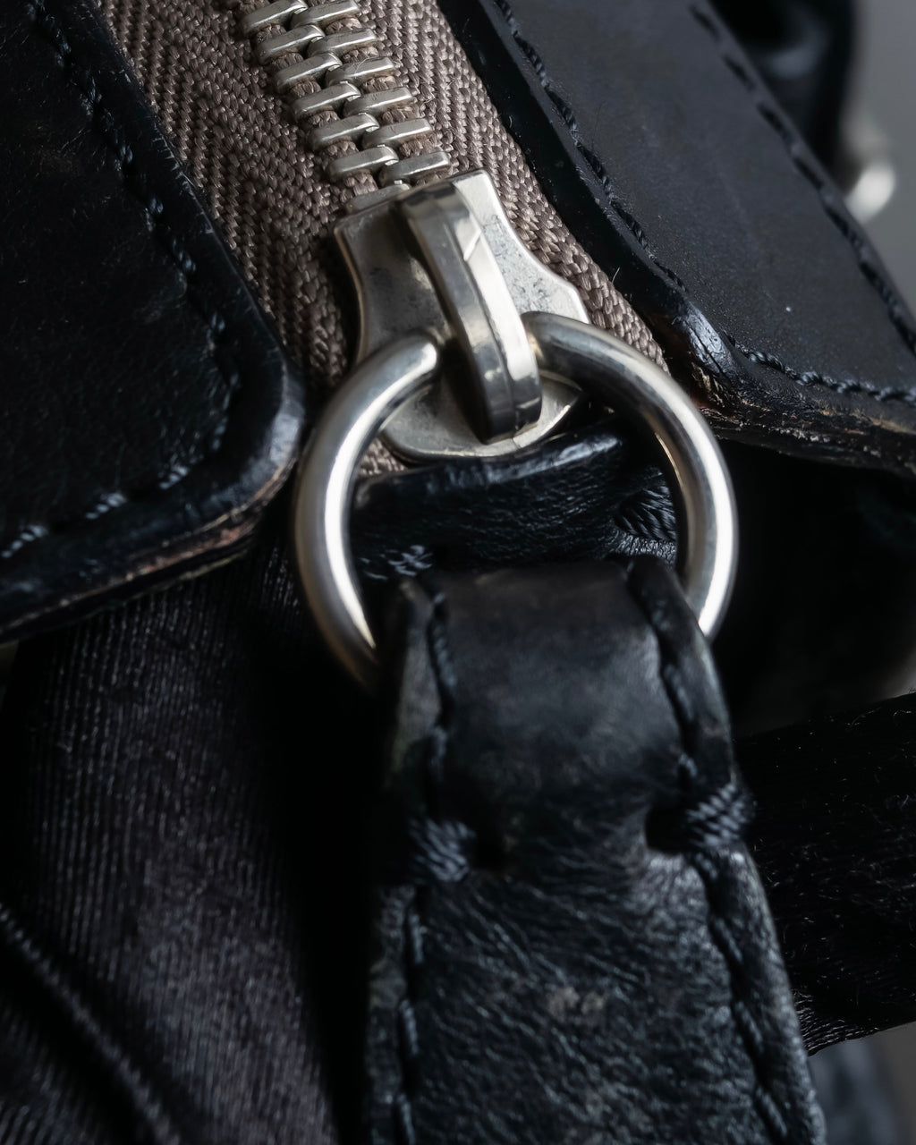 "Chloe" Out pocket detail leather Edith bag