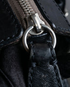 "Chloe" Out pocket detail leather Edith bag