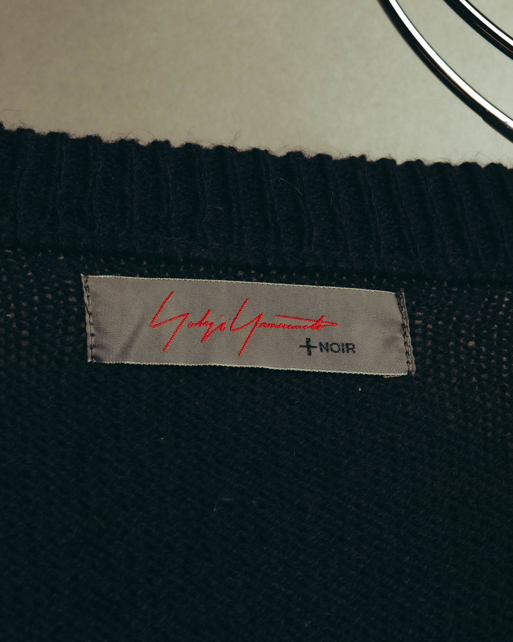 "Yohji Yamamoto +NOIR" 00's-10's Soft alpaca wool knit cardigan