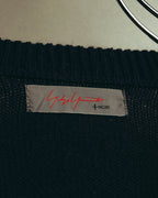 "Yohji Yamamoto +NOIR" 00's-10's Soft alpaca wool knit cardigan
