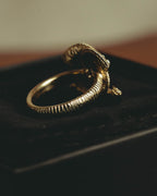 –SPECIAL– "CHANEL" Sculptural pearl double c costume ring