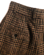 Dolce & Gabbana/ Check Patterned Culotte Shorts Brown